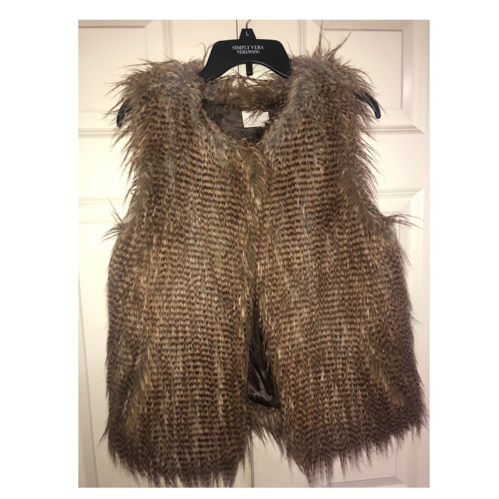 T Los Angeles Faux Fur Vest